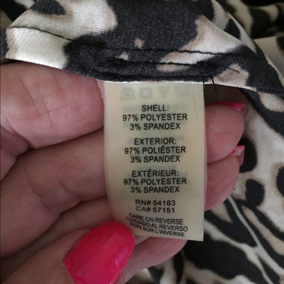 Karl Lagerfeld leopard top size s NWOT - Picture 5 of 6